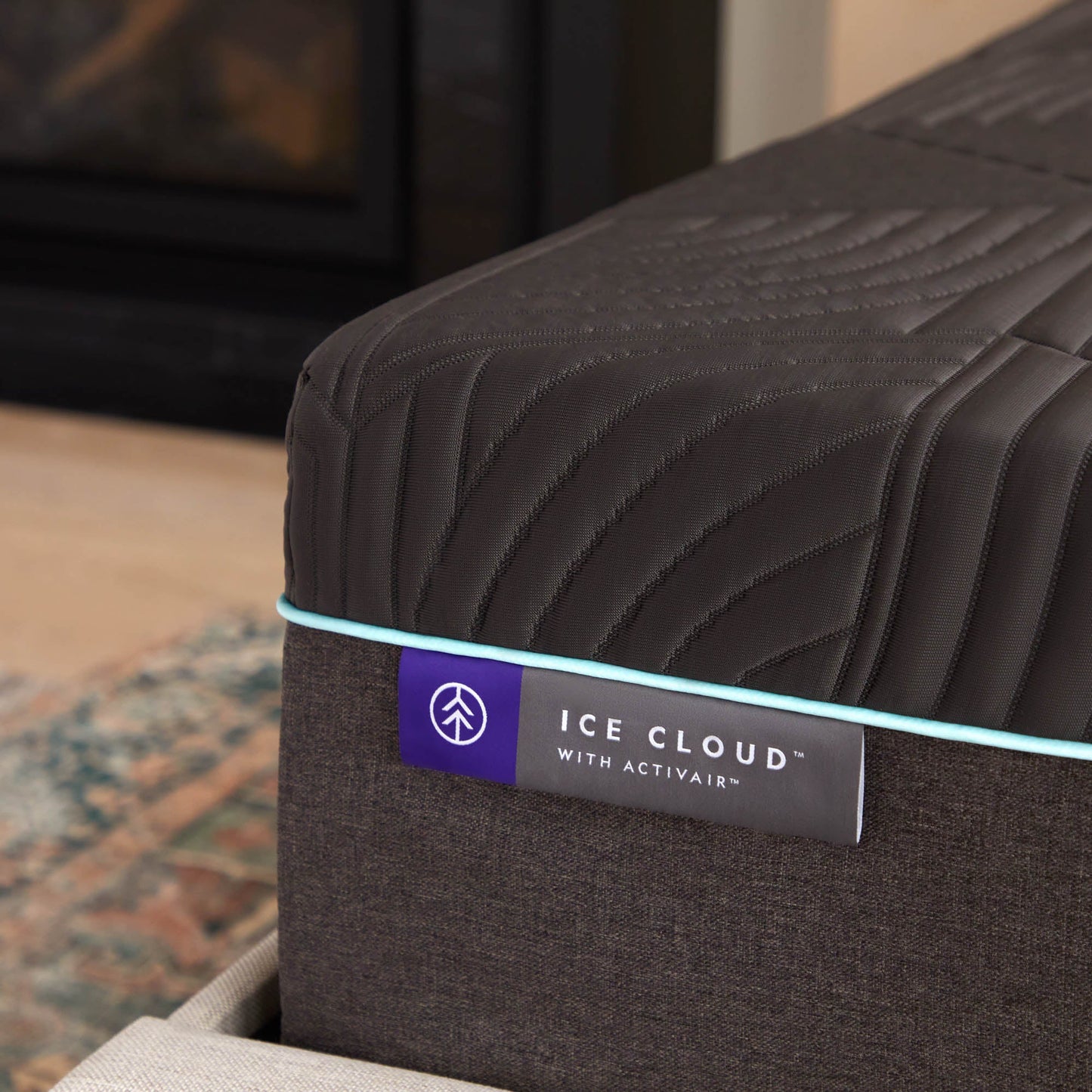 Ice Cloud Hybrid Mattress - lifestyle view
