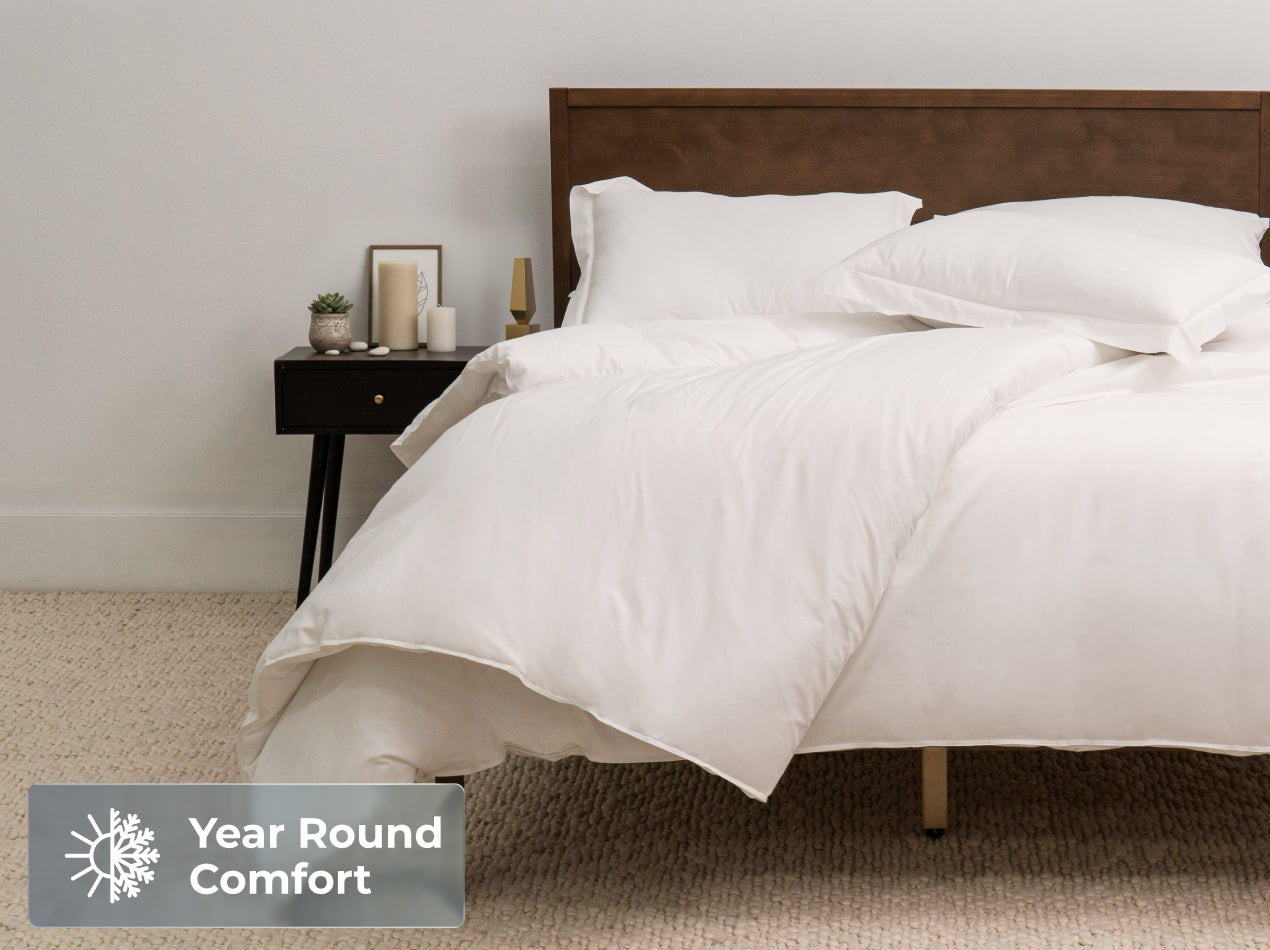 Cotton Blend Duvet Cover Set - front view