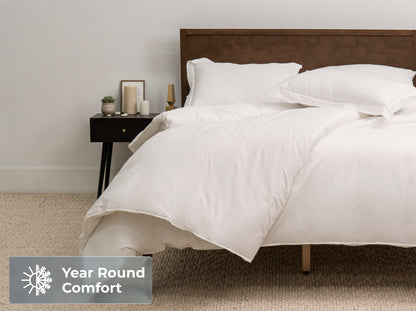 Cotton Blend Duvet Cover Set - front view