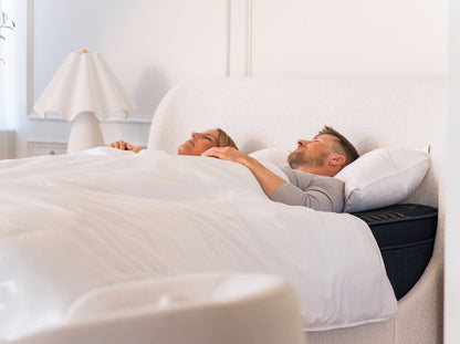 Cotton Blend Duvet Cover Set - angle view