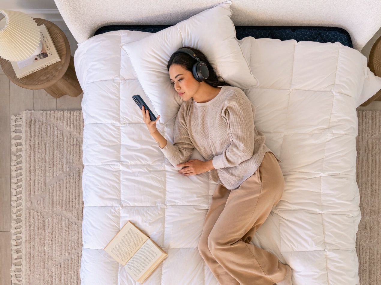 All-Season Alt-Down Duvet Insert - angle view