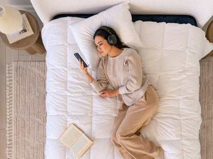 All-Season Alt-Down Duvet Insert - angle view