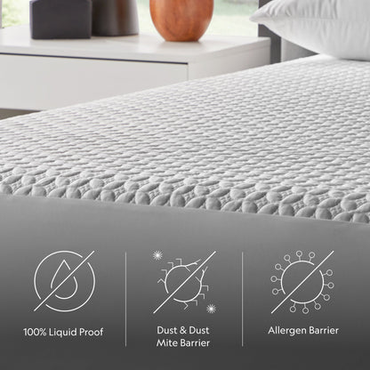 Five Sided + HyperChill Mattress Protector - lifestyle view