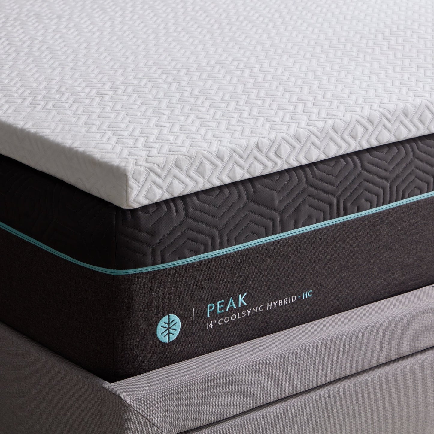 Gel Memory Foam Mattress Topper - side view
