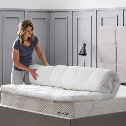 Down Alternative Mattress Topper - lifestyle view