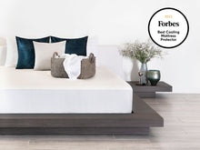 Luxury Cooling Mattress Protector - front view