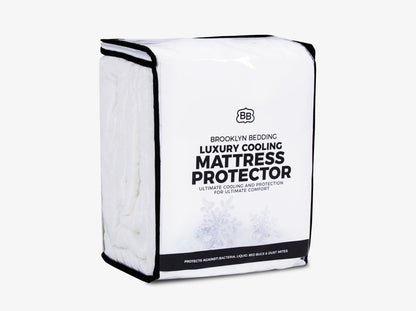 Luxury Cooling Mattress Protector - lifestyle view