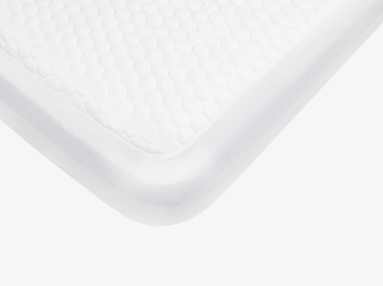 Luxury Cooling Mattress Protector - angle view