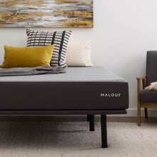 Upholstered Highrise Bed Frame - front view