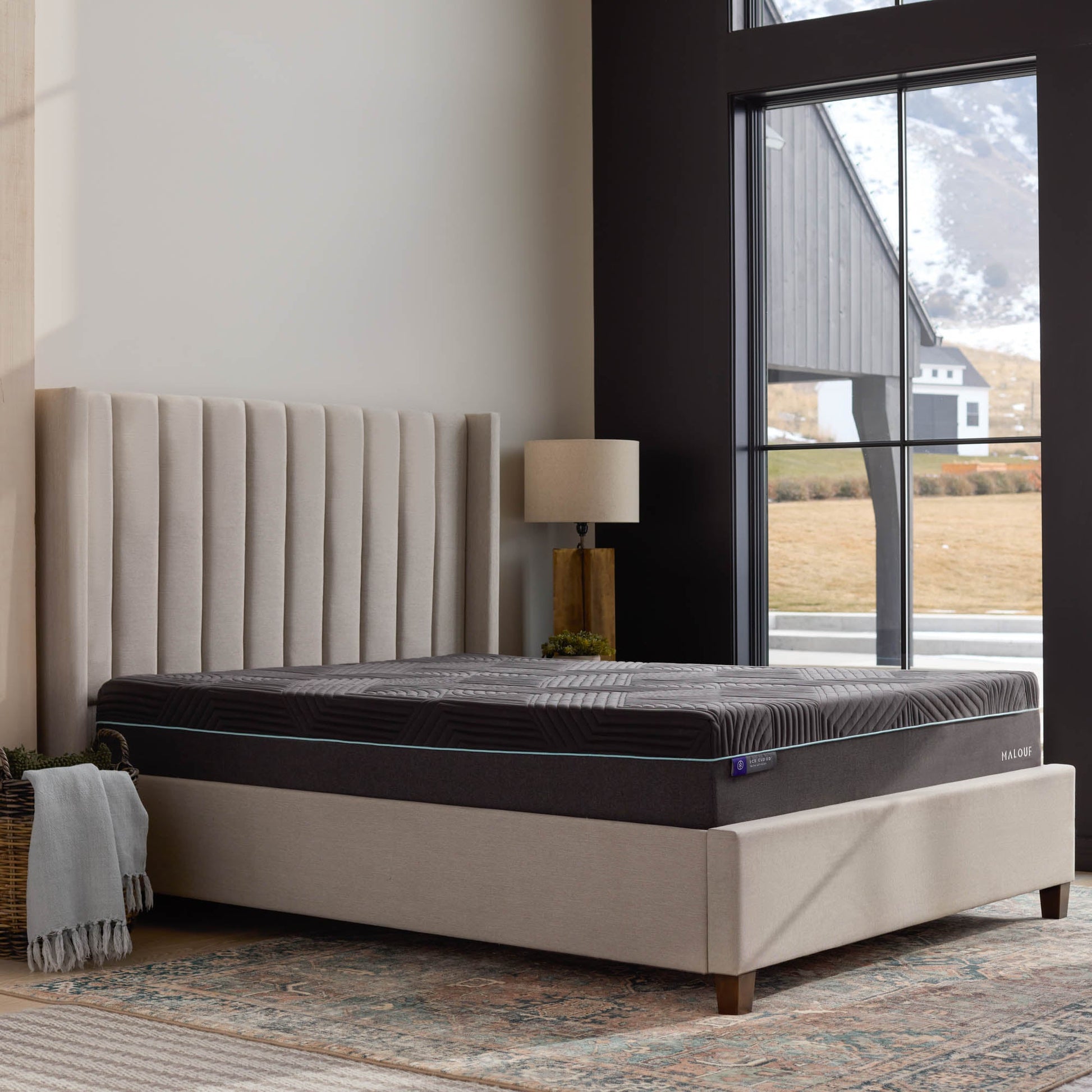 Ice Cloud Hybrid Mattress - angle view