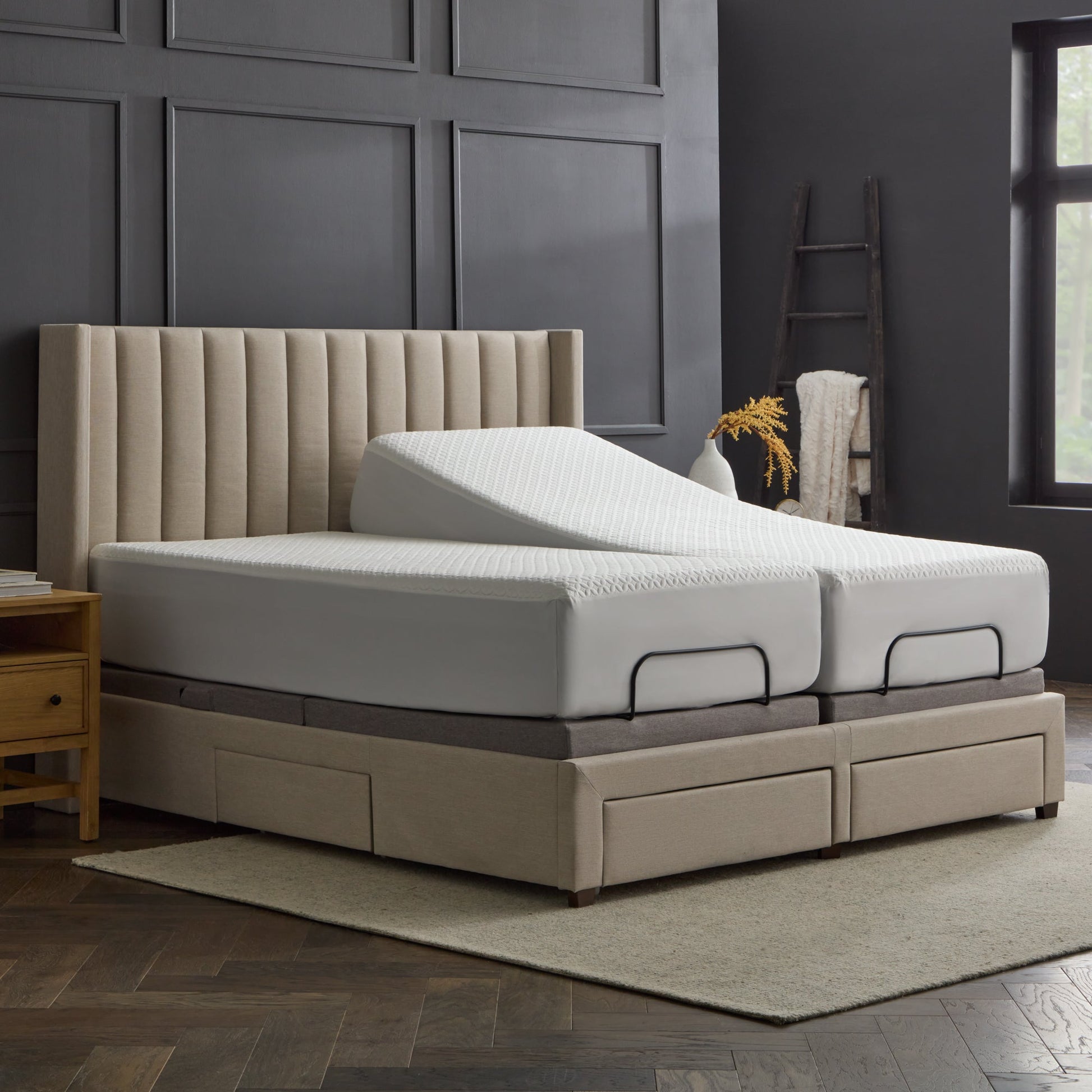 Five Sided + HyperChill Mattress Protector - angle view