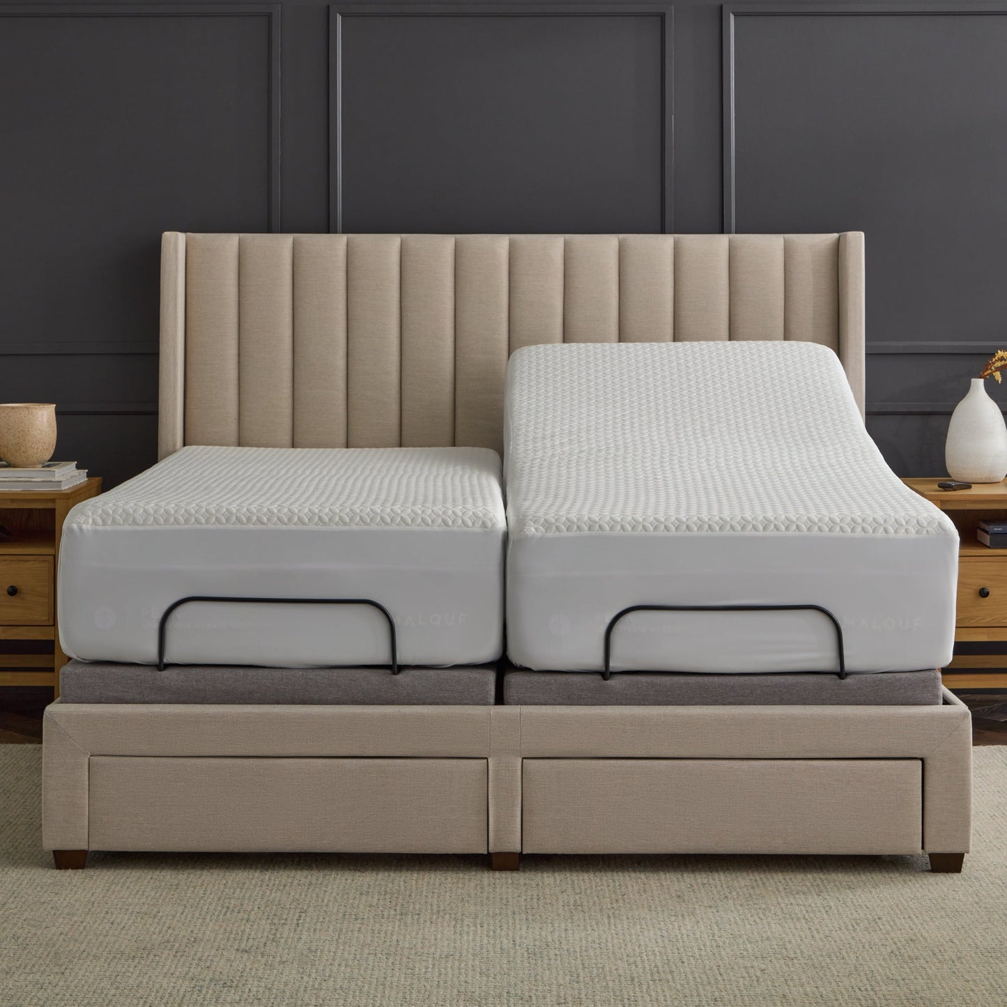 Five Sided + HyperChill Mattress Protector - front view