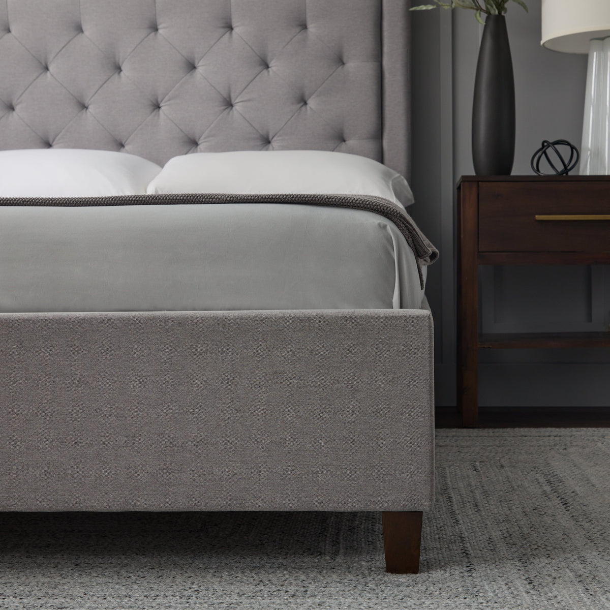 Eastman Platform Bed Frame - detail view