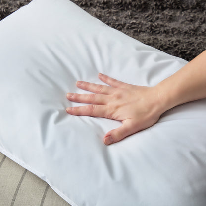 Gelled Microfiber Pillow - side view