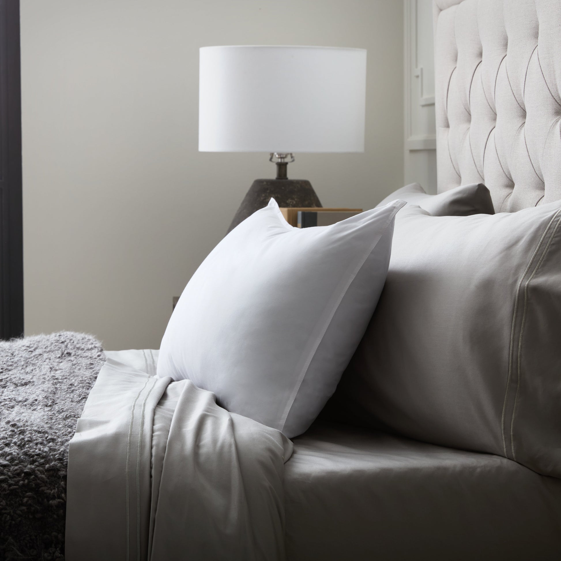 Gelled Microfiber Pillow - detail view
