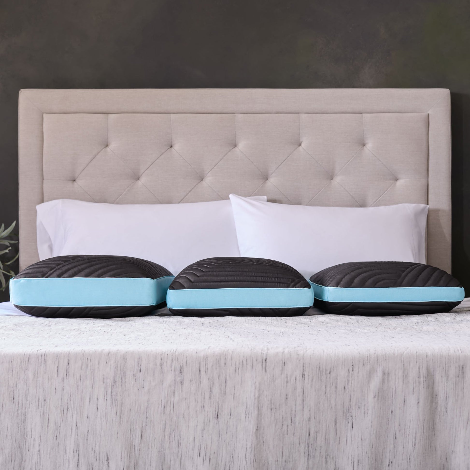 Ice Cloud CoolSync Pillow - side view