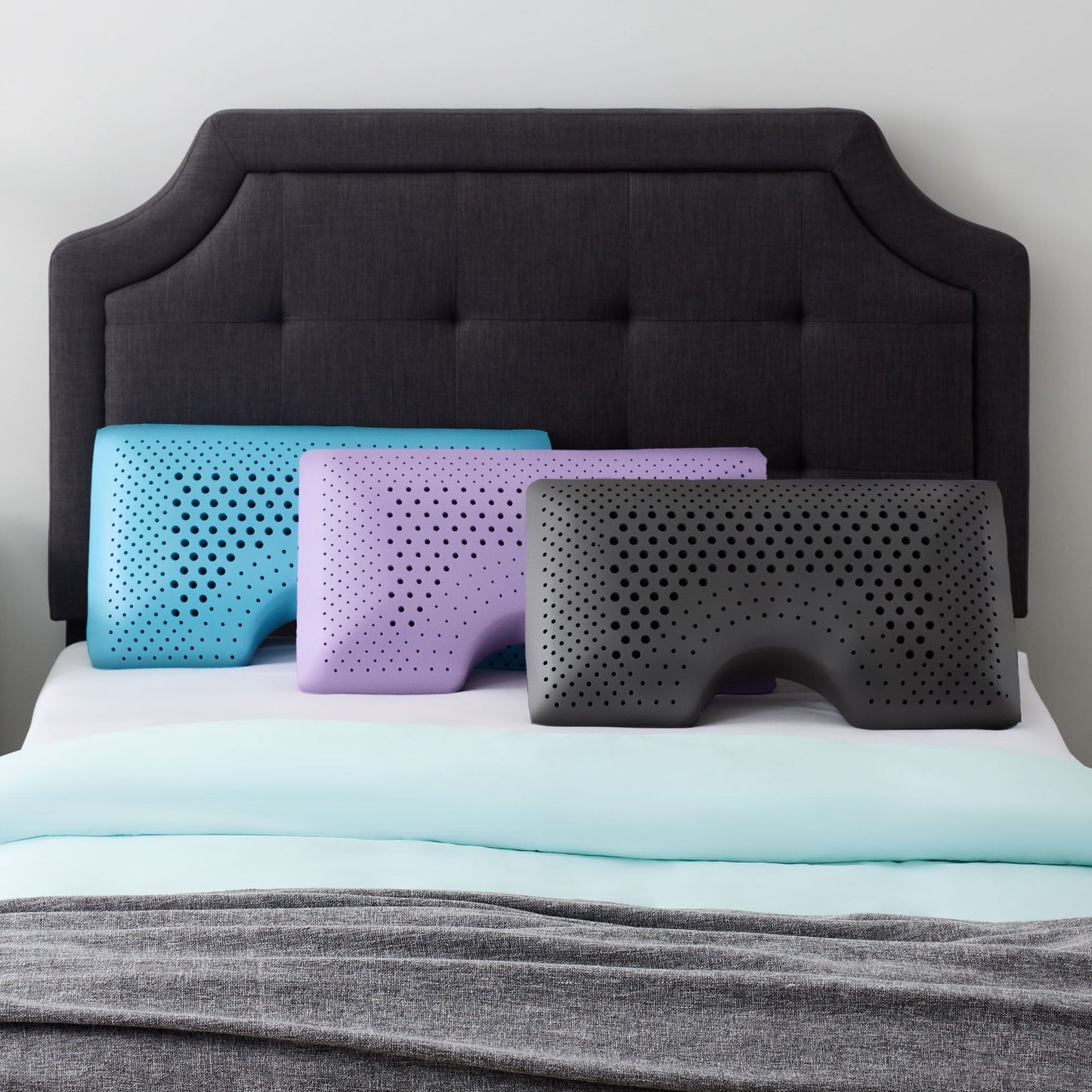 Shoulder Zoned Dough Pillow - front view
