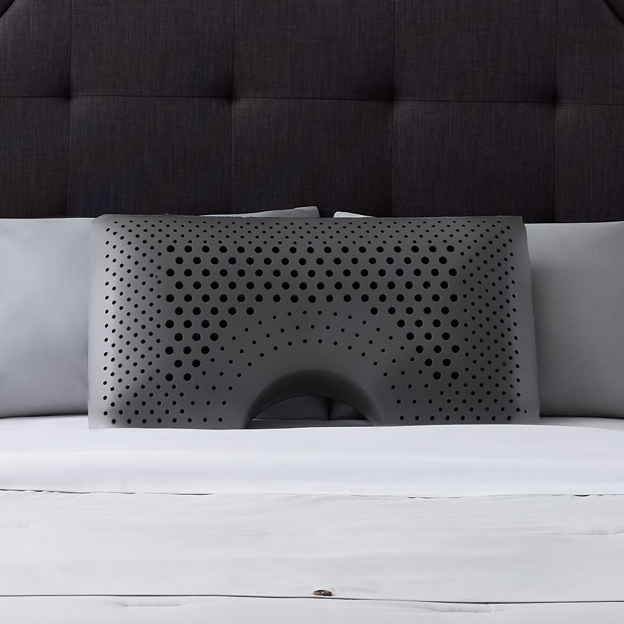 Shoulder Zoned Dough Pillow - side view