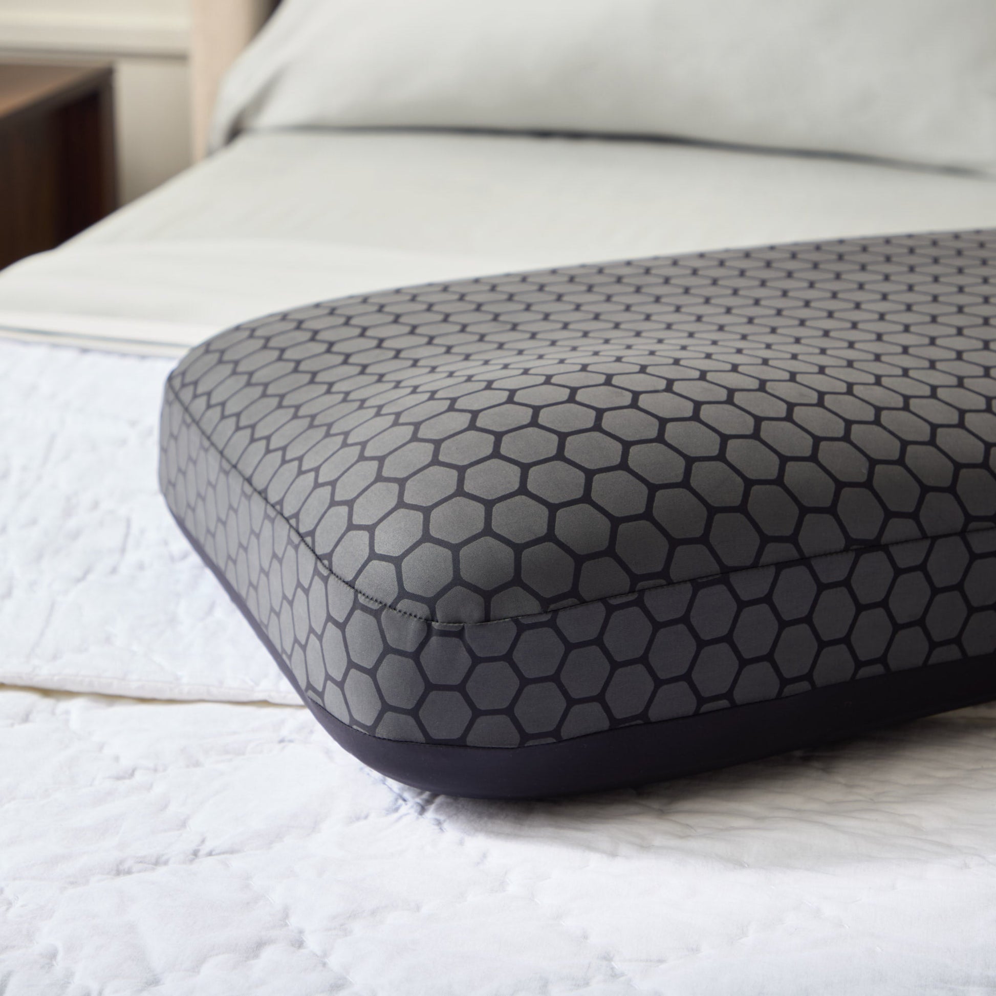 HexCurve Pillow + OmniPhase - lifestyle view