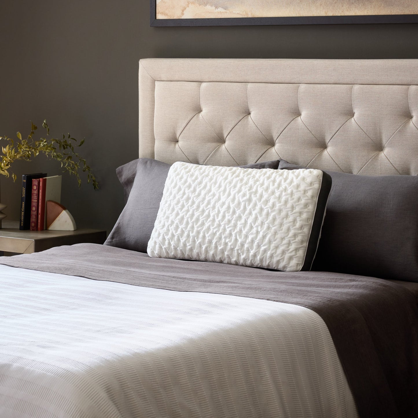 Quilted Convolution Pillow - front view