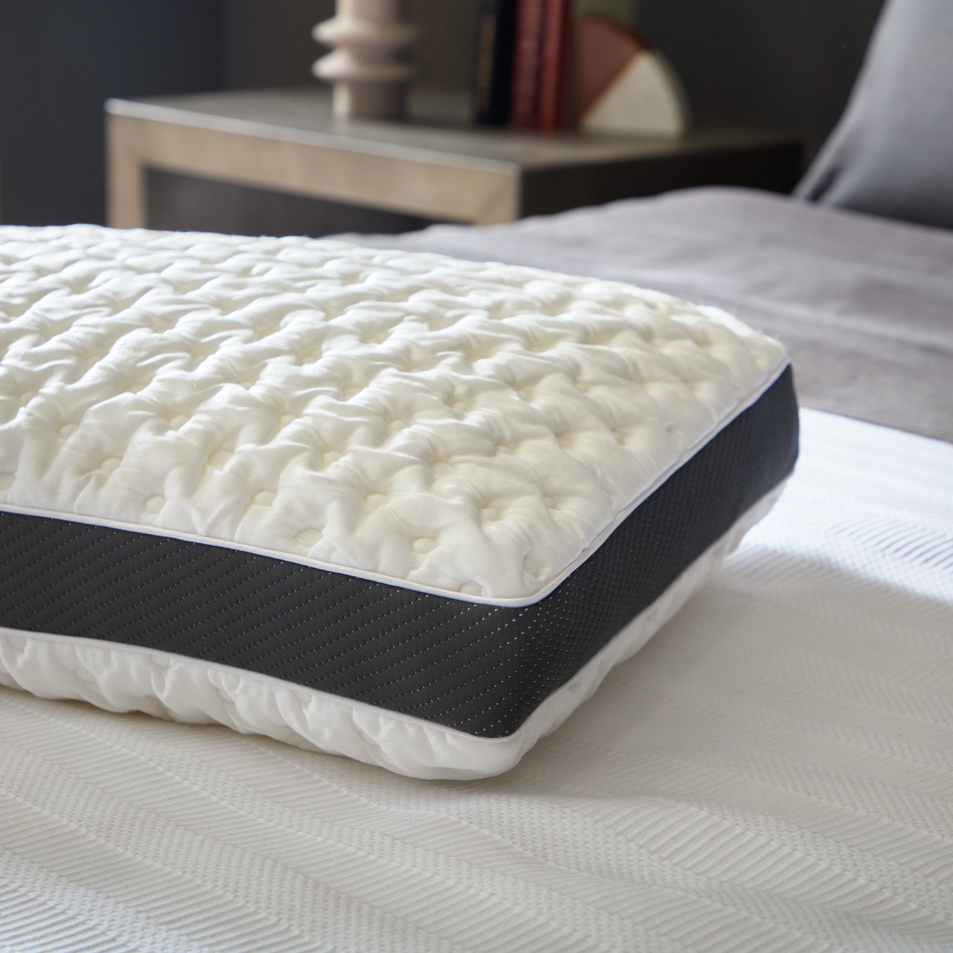 Quilted Convolution Pillow - lifestyle view