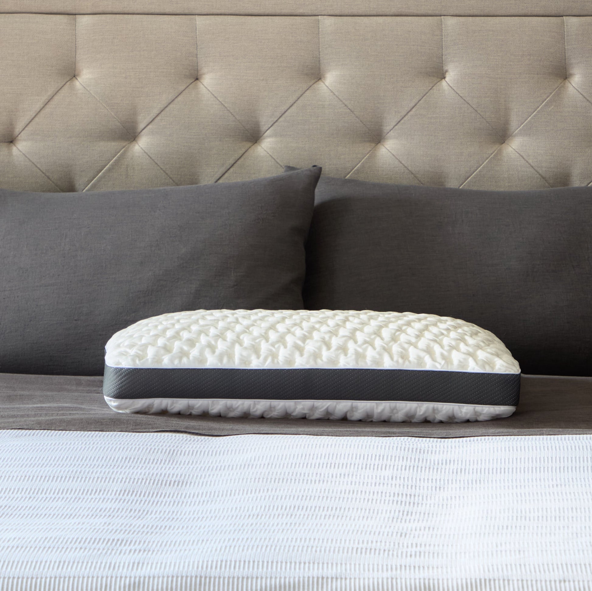 Quilted Convolution Pillow - detail view