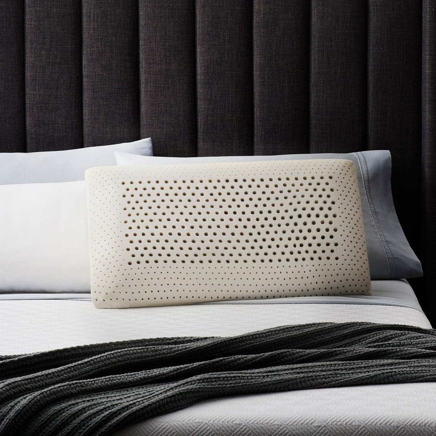 Zoned Talalay Latex Pillow - front view