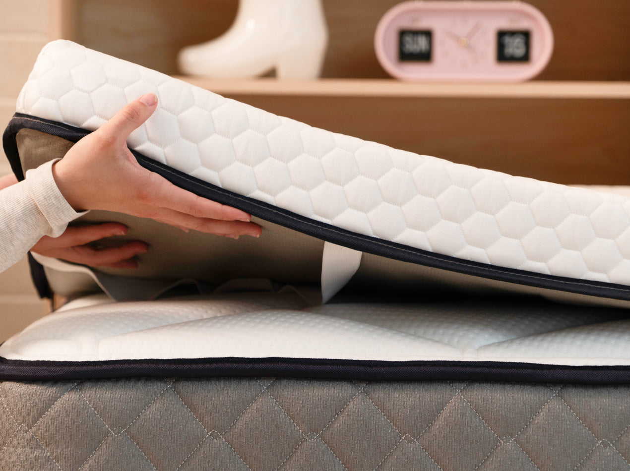 CopperFlex 301 Mattress Topper - lifestyle view