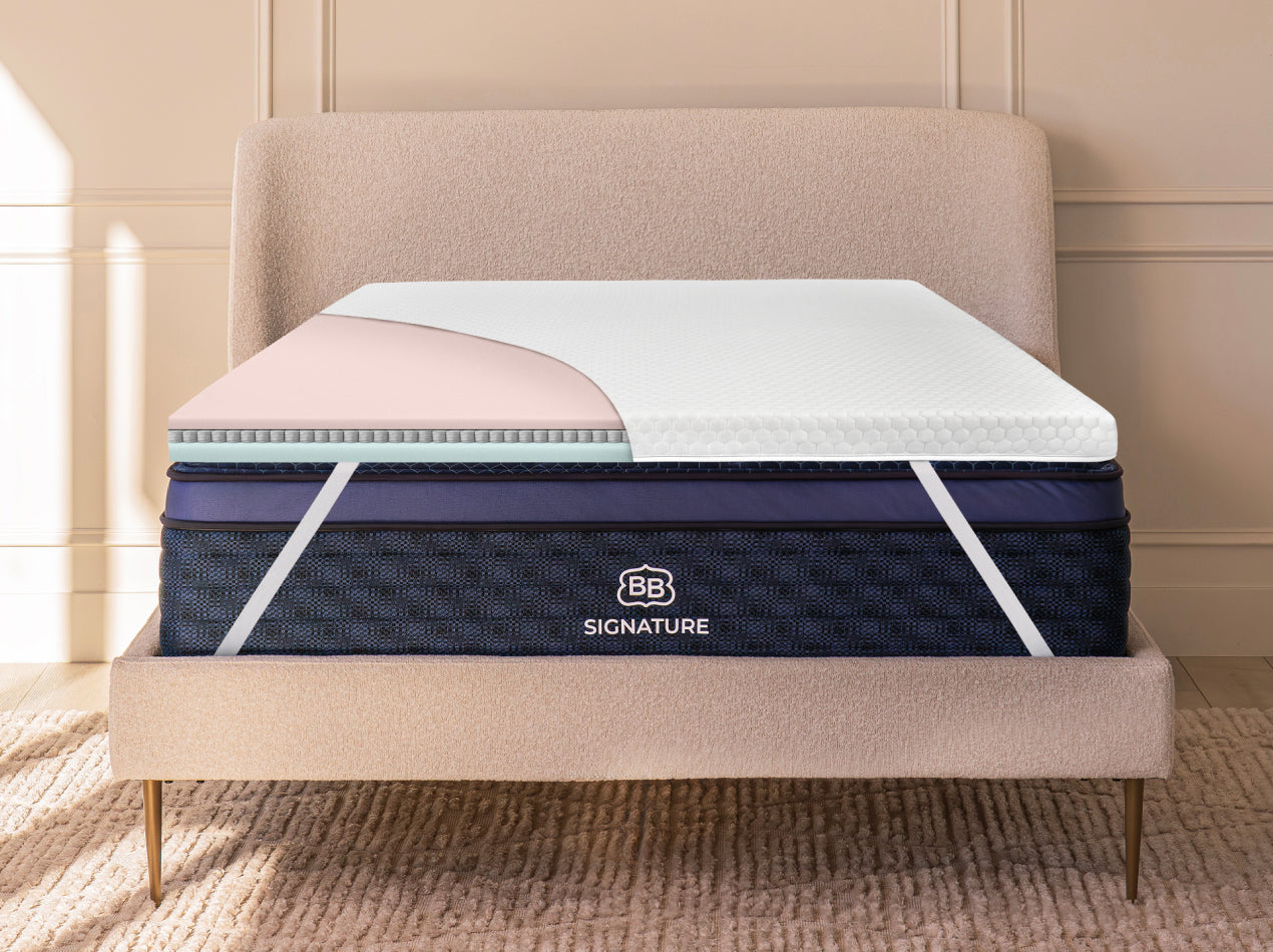 Microcoil Mattress Topper - angle view