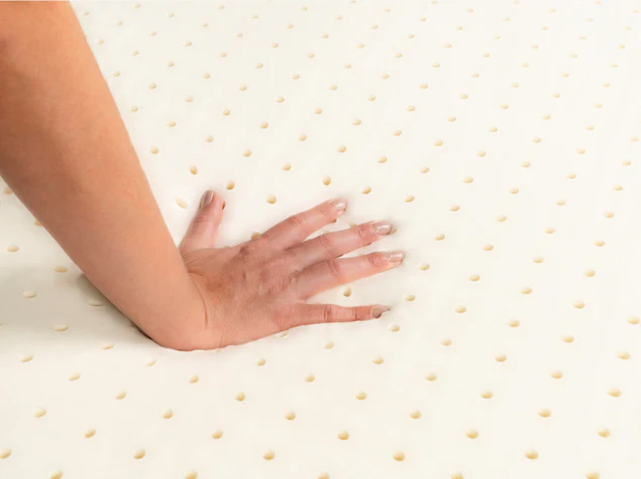 3" Latex Topper - angle view